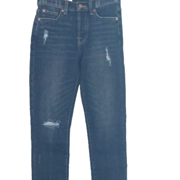 7 For All Mankind Josefina Skinny Jeans Sz 23 (24x27) NWT Button Fly Blue Denim - Picture 12 of 13